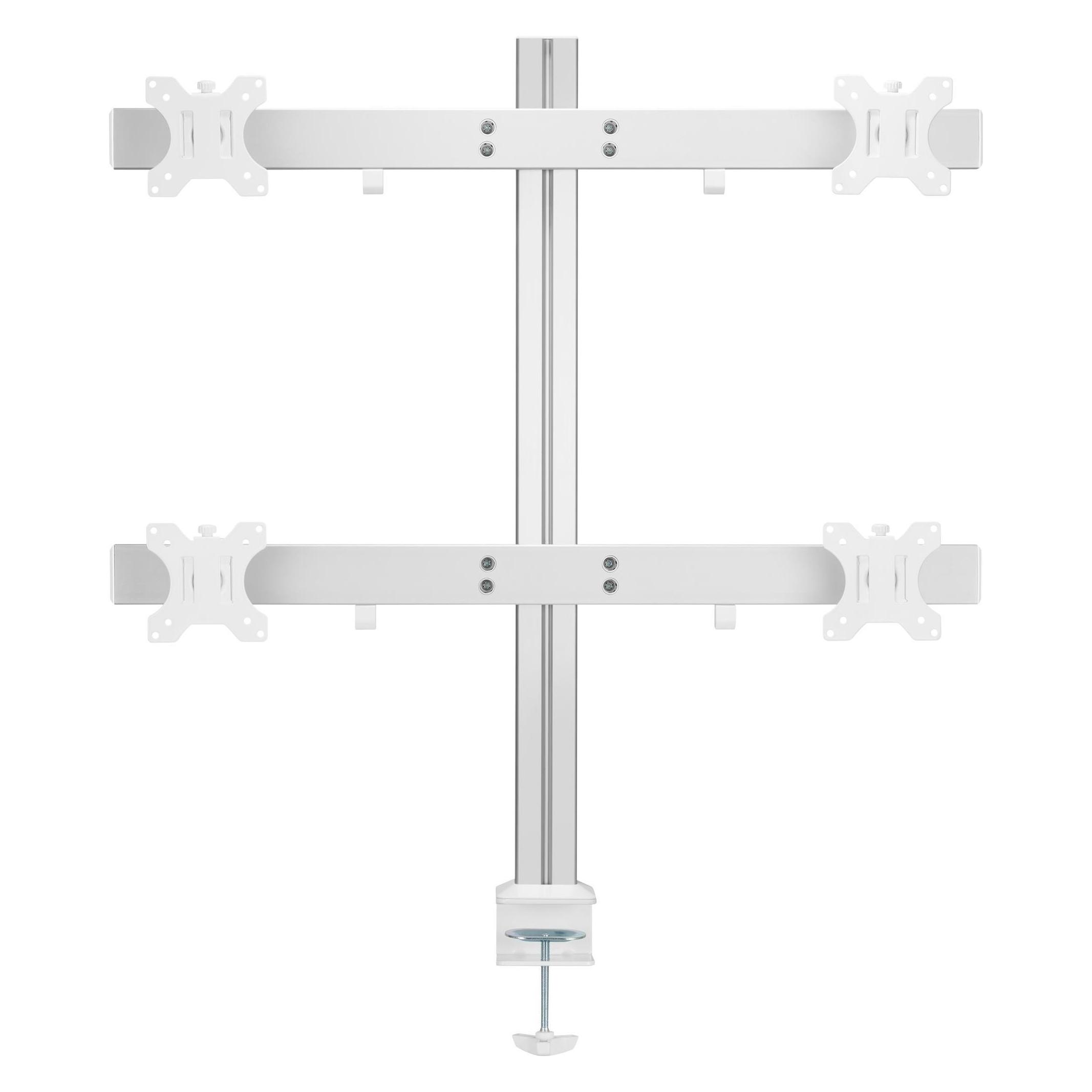 InLine Tischhalterung für 4 LCD-Anzeigen (Tisch, 32", 8 kg) (23184B)