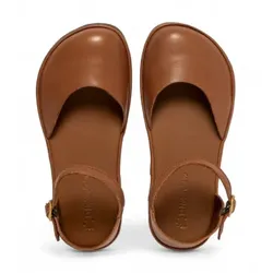 El Naturalista für Damen. 256831123005_023 Ledersandalen N5683 Bare brown (37), Braun, Wohnung, Schnalle, Lässig