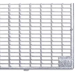 MEA Lichtschachtrost begehbar 100x70 cm - Maschenrost 30/10 mm
