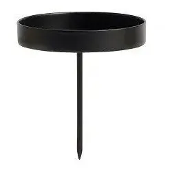 Stecker für Adventsgesteck schwarz Spike 4er Set