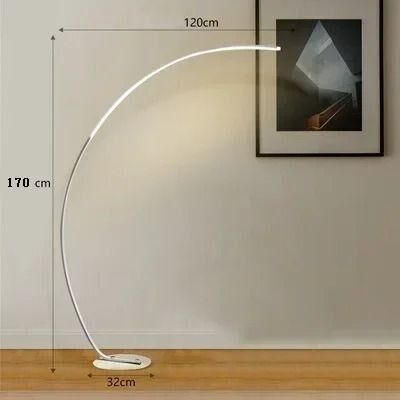 Uplift Picks LumiArt Modern RGB Dimmable LED Floor Lamp With Remote Control Design white Frame remote Control Rgb