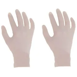 Hufa Spenderbox 100 x Latex-Einweghandschuhe Größe L