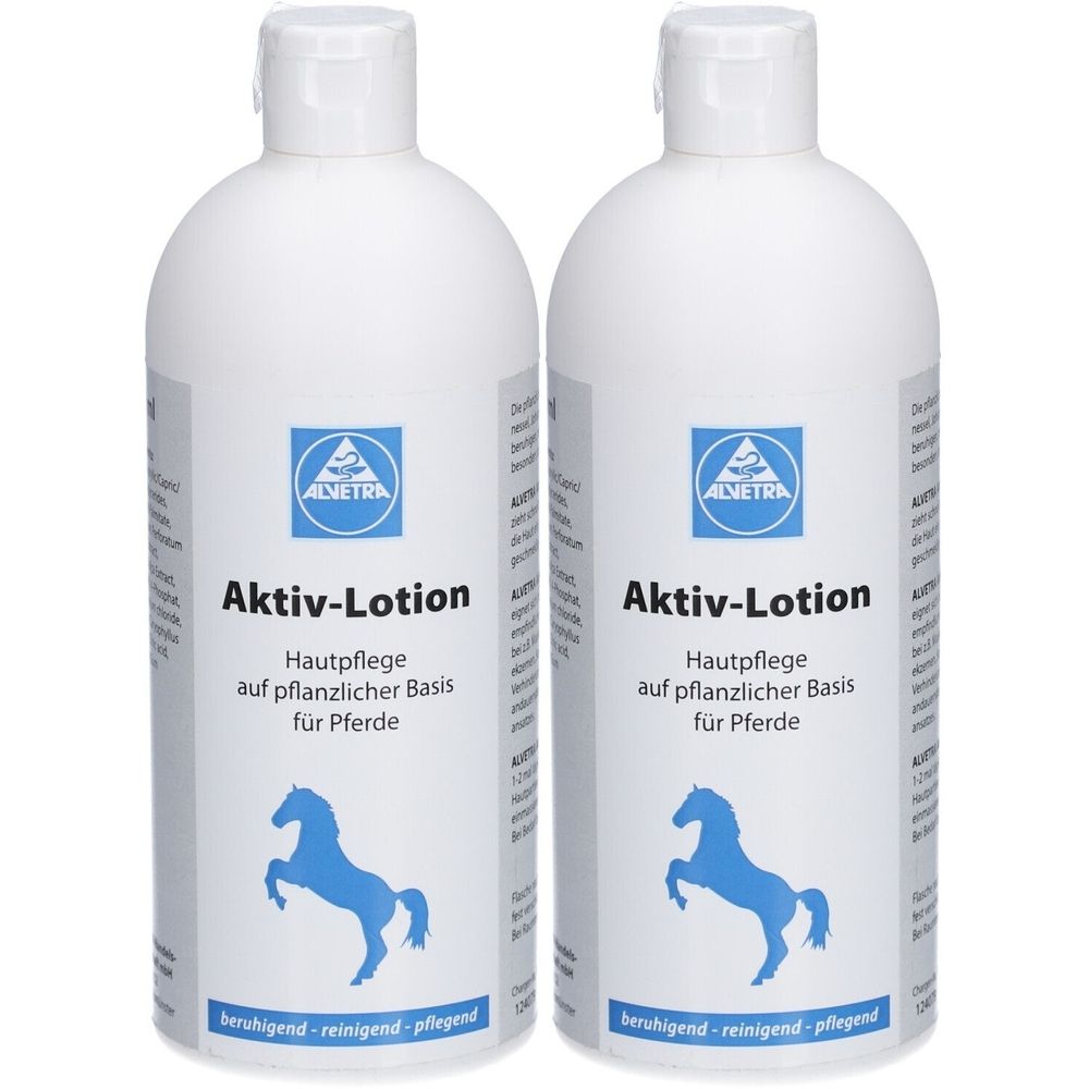 Alvetra Aktiv-Lotion Hautpflege f.Pferde 2x 2x1x500 ml Lotion