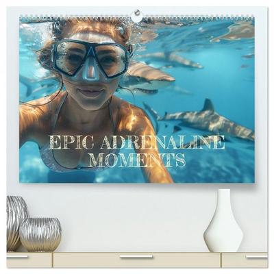 Epic Adrenaline Moments (High Quality Premium Wall Calendar 2026 DIN A2 landscape),CALVENDO 12 Month Wall Calendar