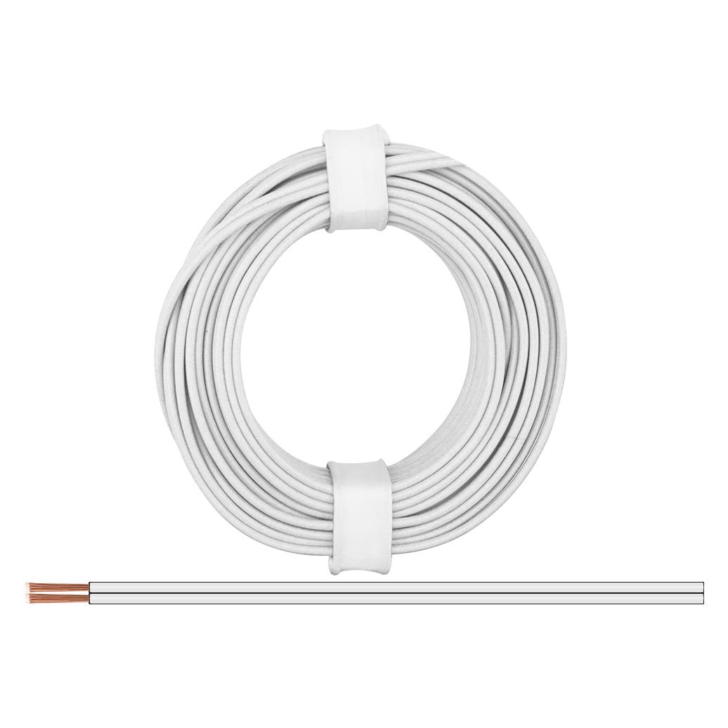 Donau ZWILLINGSLITZE 0,14 / 5m weiss-weiss (5 m) (218-55)