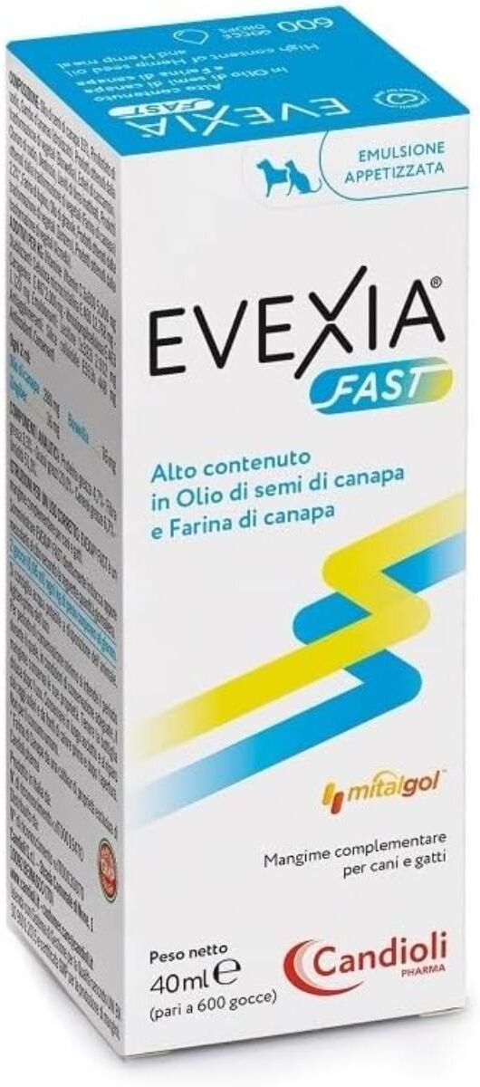 Candioli Evexia Fast Mangime Complementare per Cani e Gatti 40ML