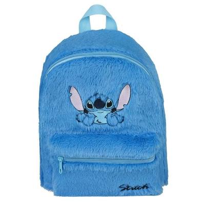 Undercover Rucksack Lilo & Stitch Rucksack aus Plüsch mit Vortasche