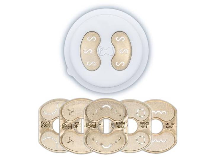 Pastidea - Set mit 6 Formen: Fusilli A3 8,5 mm, Casarecce, Gnocco Napoletano, Maccherone Rigato, Orecchiette 15 mm, Riccioli kompatibel mit Philips Pasta Maker Avance und Serie 7000