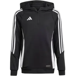 adidas Tiro 24 Trainings-Hoodie Kinder IJ9960 - black/white 152