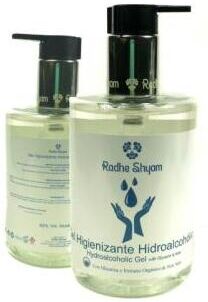 Radhe Shyam Hydroalkoholisches Gel mit Aloe Vera Dosierer 300 ml