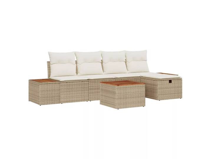 VidaXL - Modulare sofagarnitur poly-rattan, One Size, Beige