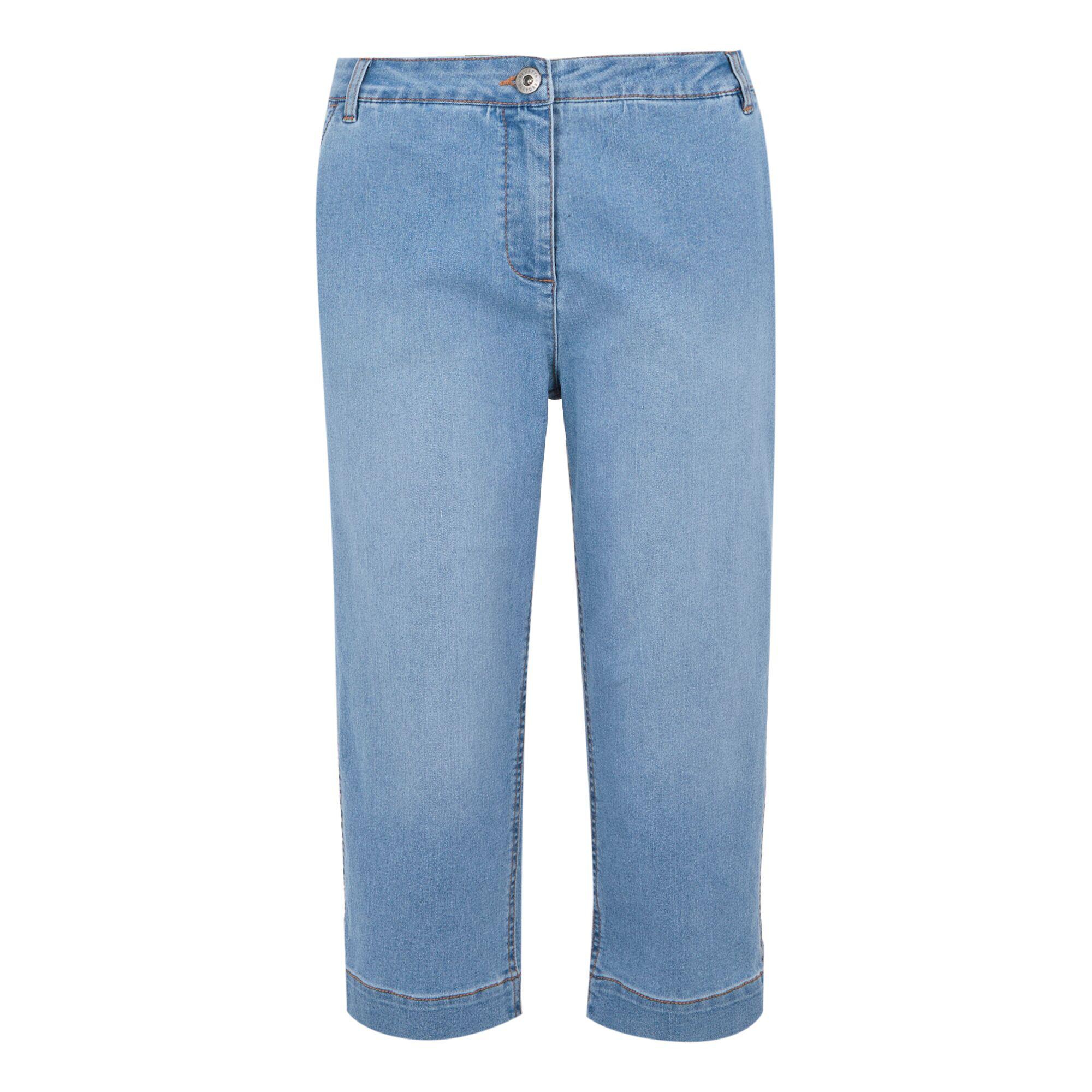 Regatta Dames/Dames Bayletta Capri Broek (Lichtblauw True Denim)