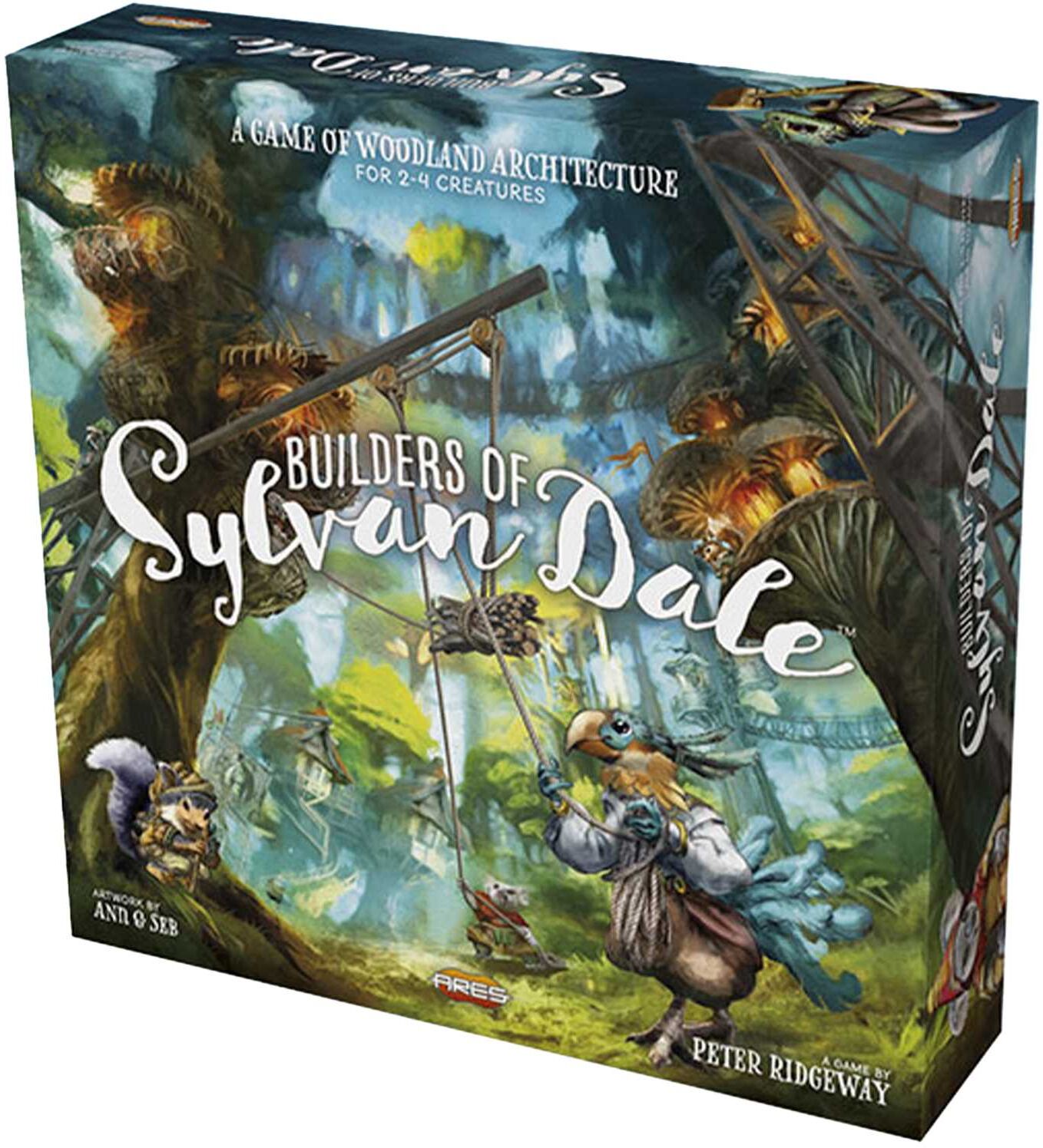 Builders of Sylvan Dale - Ares Games Strategic 3D Tile-Placement Game for Architects