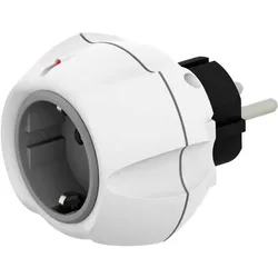Bodo Ehmann, Reiseadapter, Schuko over voltage protection adaptor