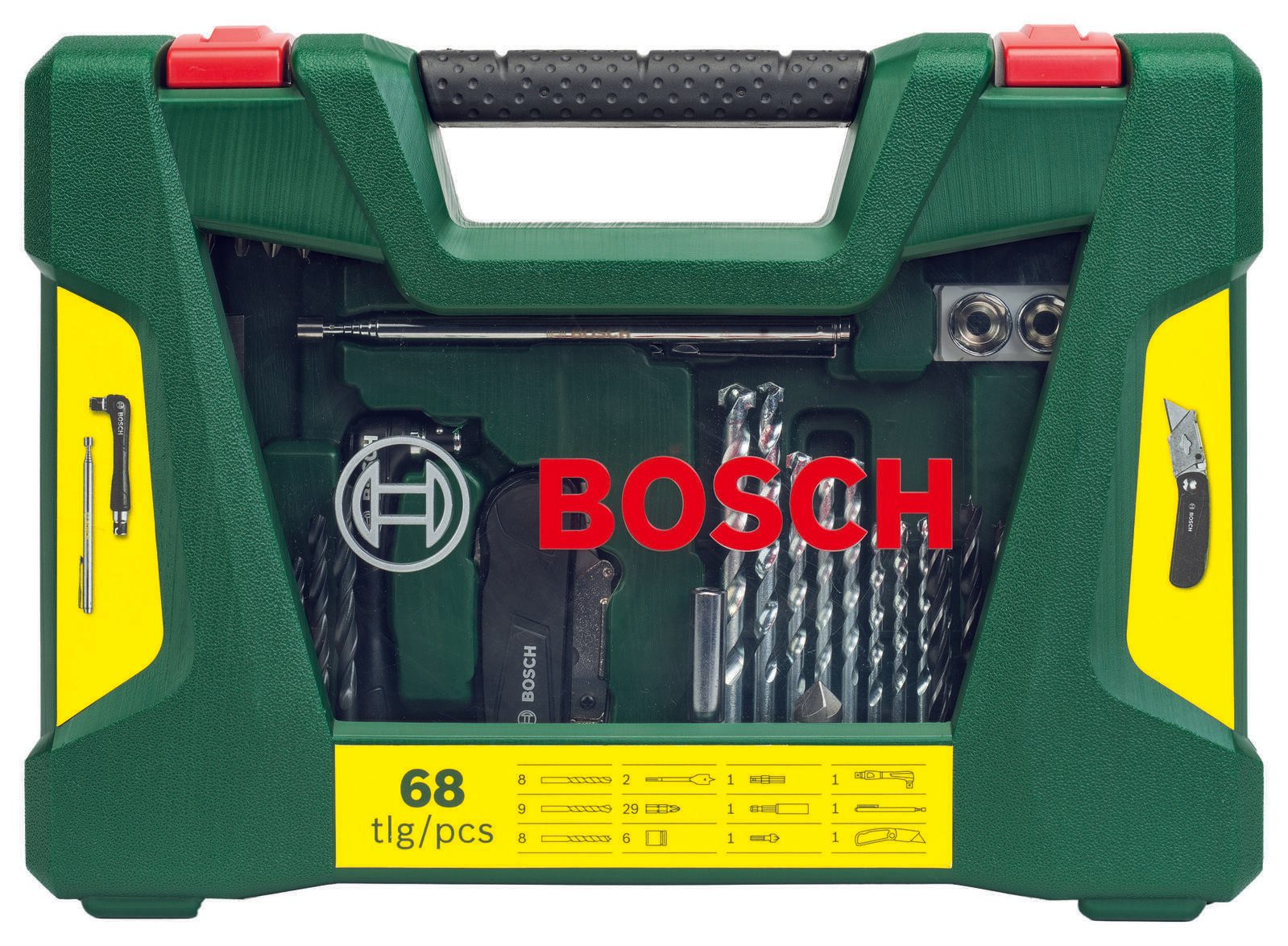 BOSCH Bohrer- und Bit-Set V-Line Box 68-teilig 2607017307