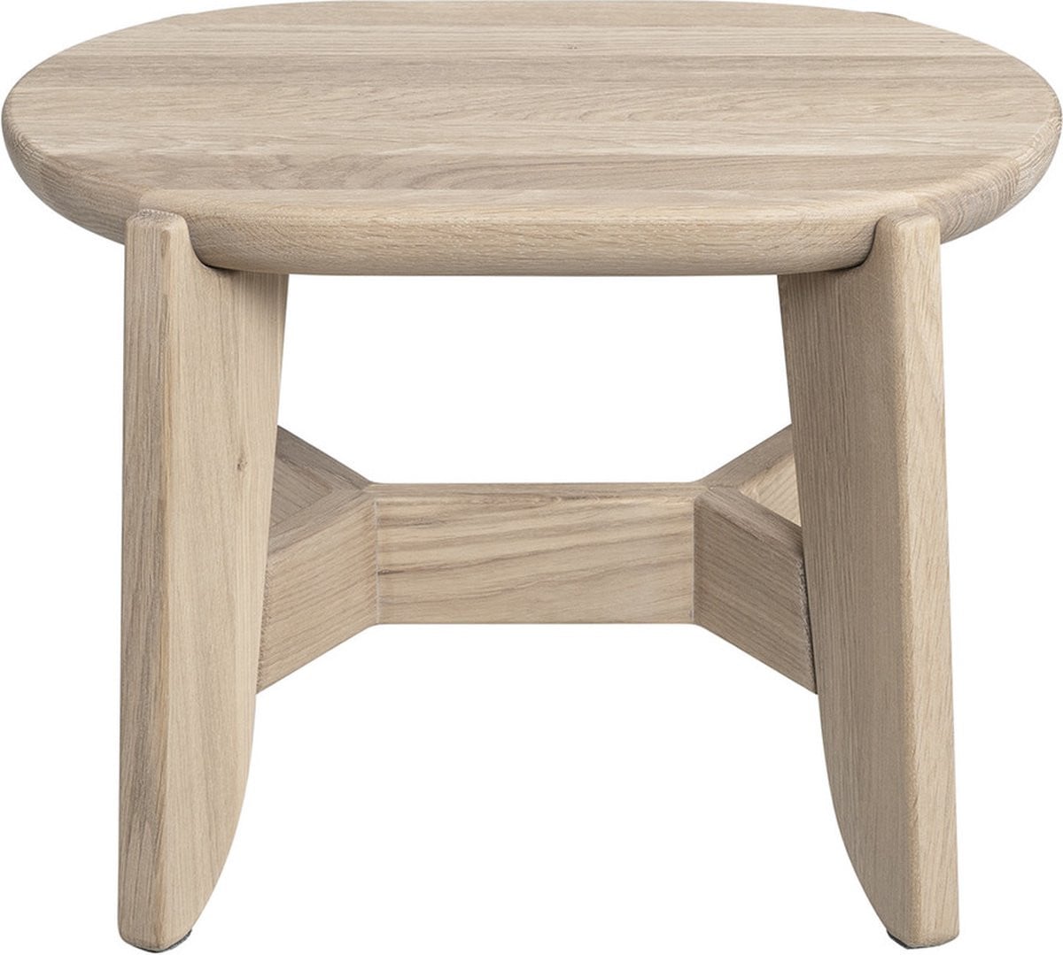 Eli Opstapje Krukje Eikenhout Beige