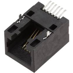 encitech RJJU-66-141-E3H-004 RJ12 Steckverbinder 3253-0008-02 Buchse, Einbau horizontal Polzahl Sensoren 6P6C Schwarz 1 St.