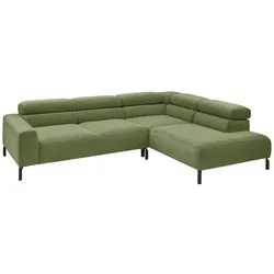 Portobello Ecksofa Livingston Cord Moos