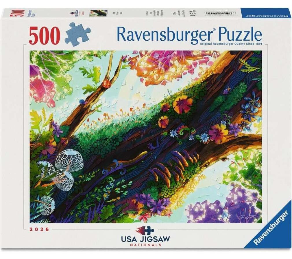 Ravensburger Puzzel USA Jigsaw Nationals Mechanisch Bos 500 stukjes