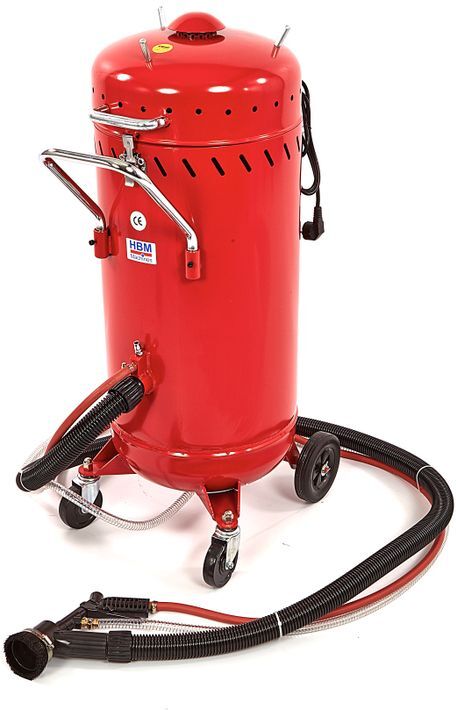 HBM SBC 28 Mobiler Strahlkessel mit Staubabsaugung
