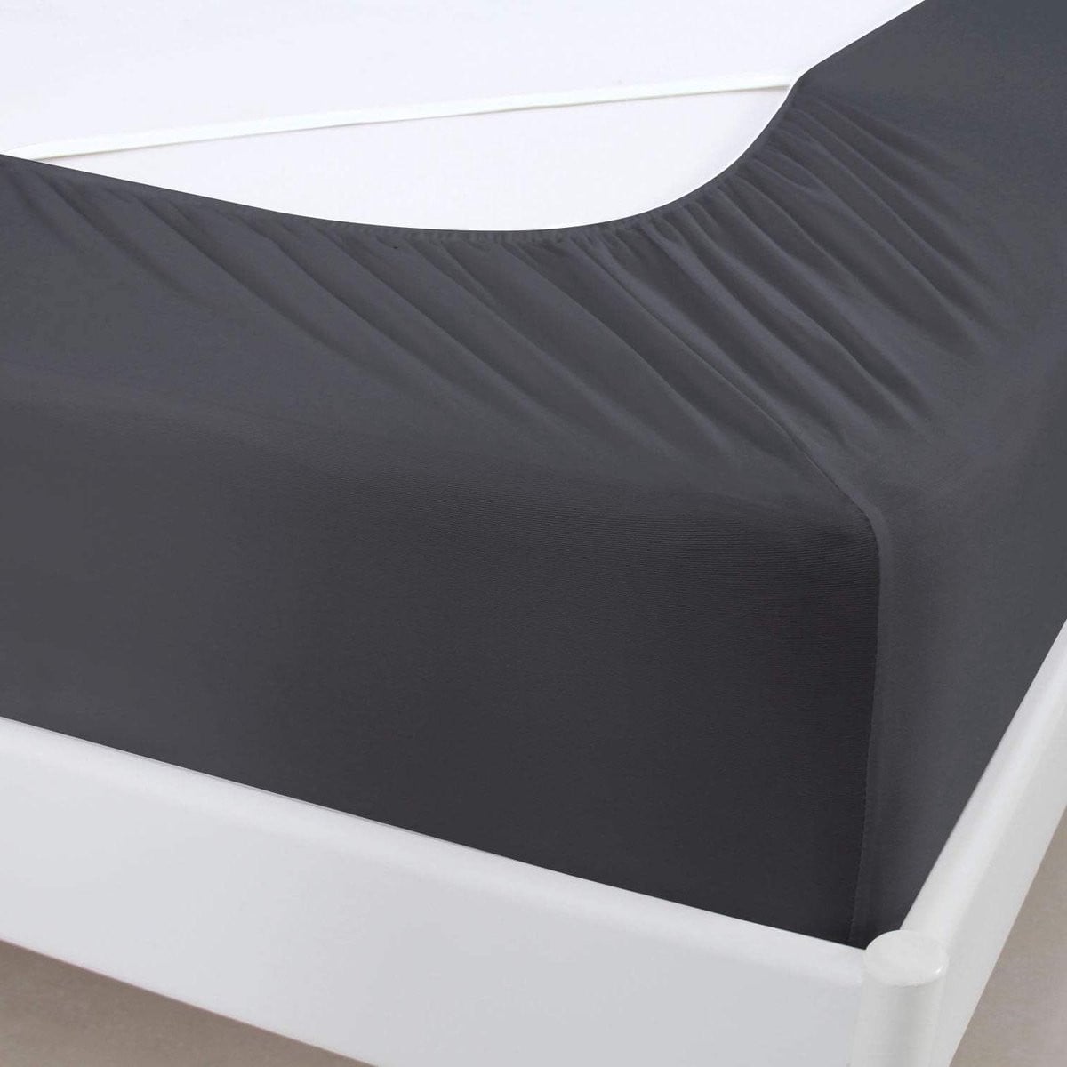 Queen Boxspringhoes - Zwart Elastisch Microvezel Bedrok Alternatief - Queen Size