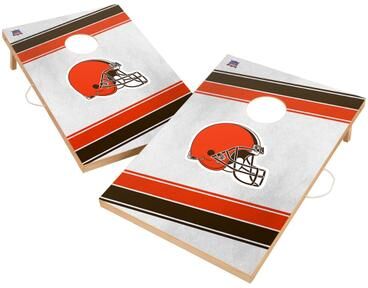Skip's Garage Cleveland Browns NFL 2x4 Tailgate Cornhole Boards