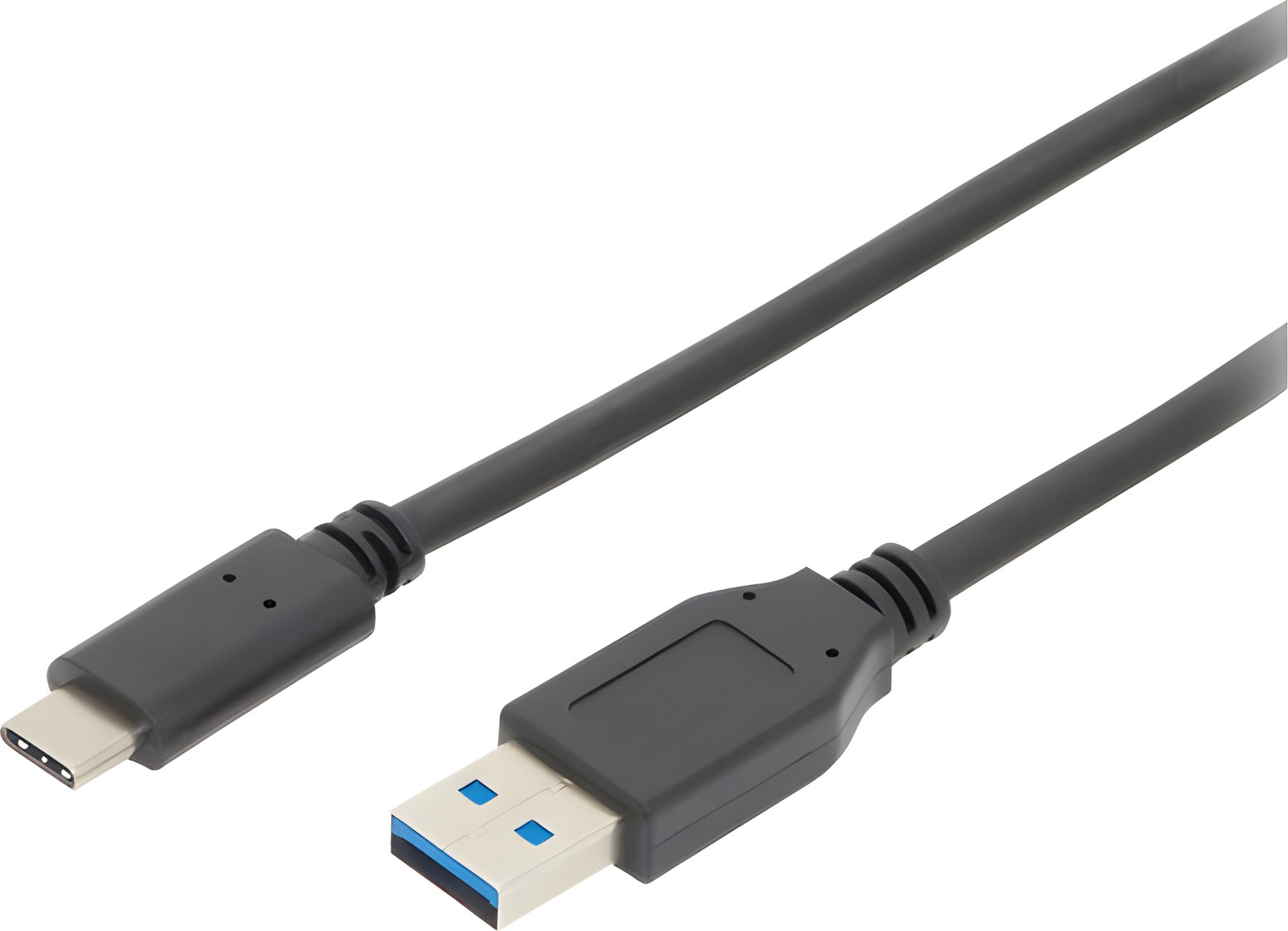 DIGITUS AK-300146-010-S USB 3.1-kabel, USB-C naar USB-A, 1,0 meter