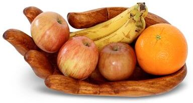 G6 Collection Wooden Handmade Hand Palm Fruit Decorative Bowl Centerpiece Hand Carved Art Home Decor Handcrafted Storage Wood Gift Bowls