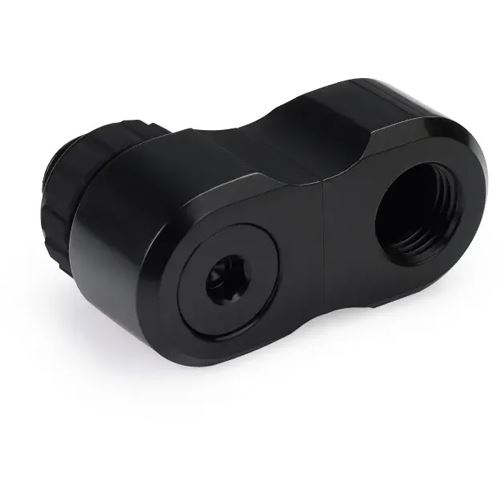 Alphacool Apex Grip offset 27mm 2x 90° OT/IT G1/4 rotatable black