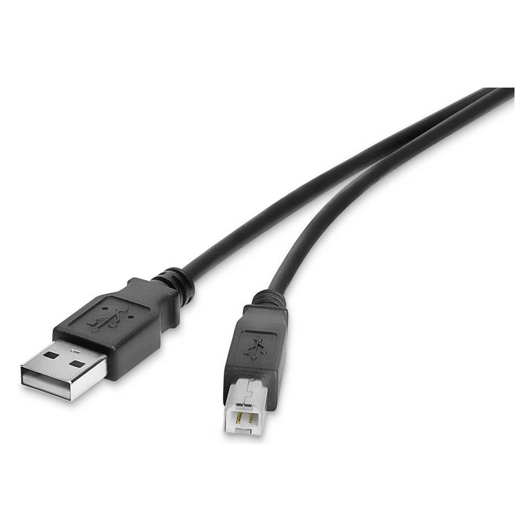Renkforce USB 2 Anschlusskabel A/B 0.5 m (0.50 m, USB 2.0, 2.50 W) (RF-4463067)