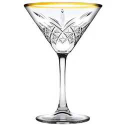Pasabahce Martiniglas Timeless 23 cl Gold 4 Stück