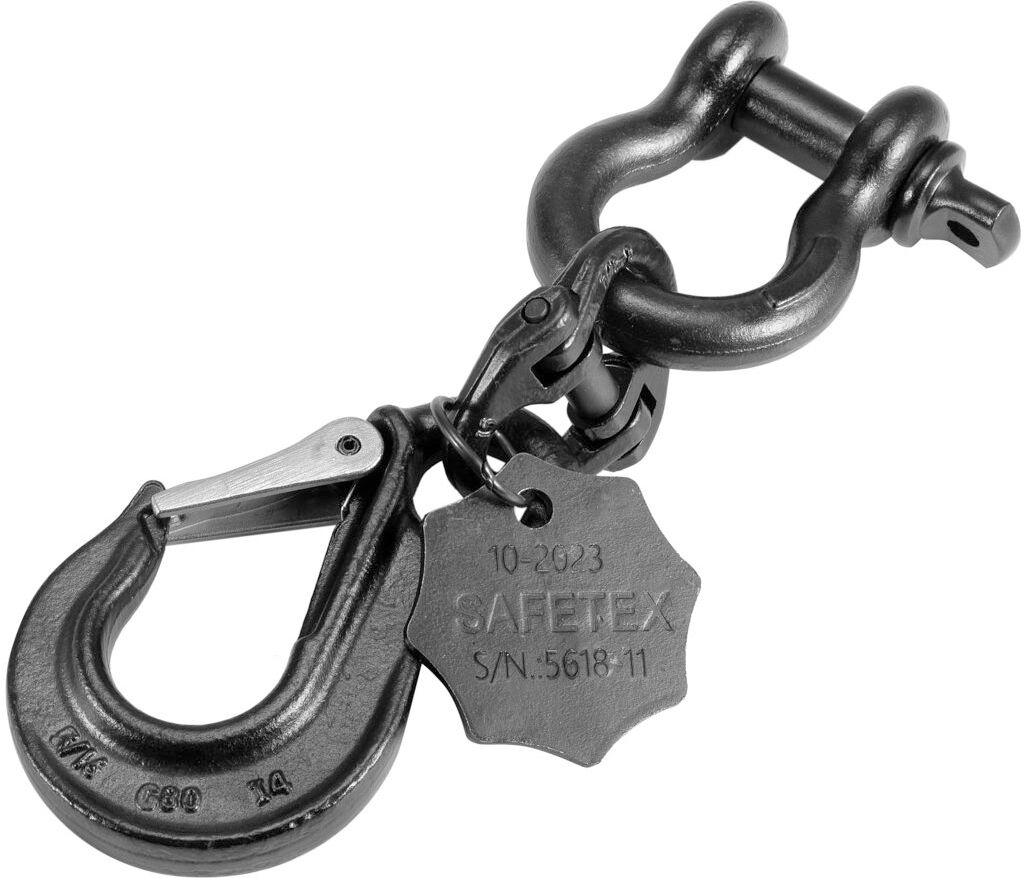 Sonstige Safetex Universal Lasthaken 22cm Schwarz Eloxiert Wll2000kg