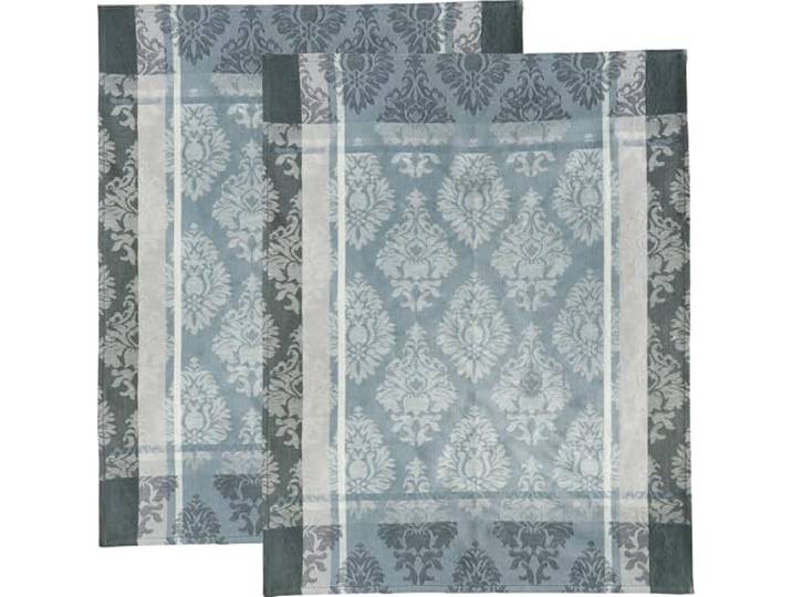 Erwin Müller Geschirrtuch 2er-Pack Halbleinen grau Größe 50x70 cm