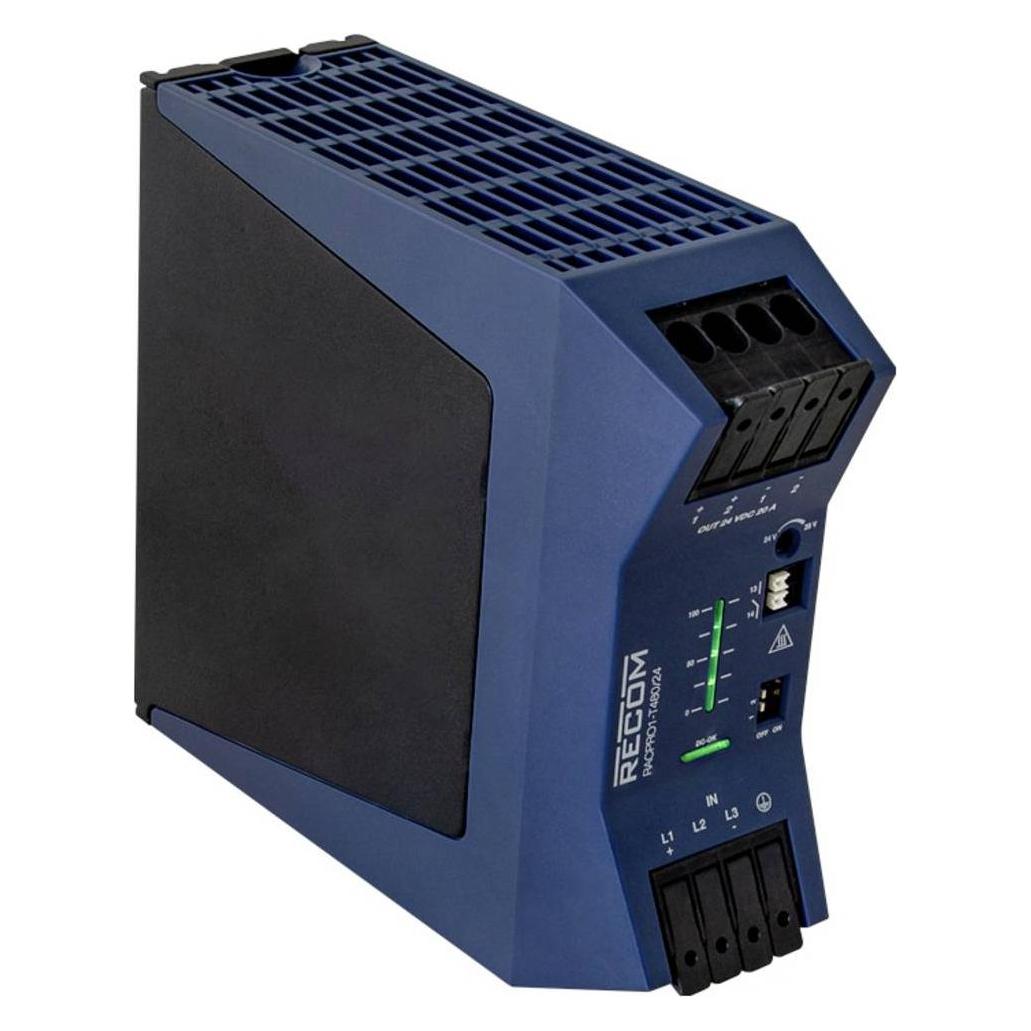 Recom Hutschienen-Netzteil DIN-Rail 20 A (RACPRO1-T480/24)
