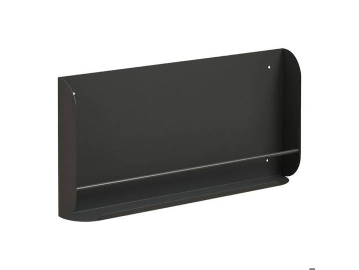 Étagère murale Volterra en métal gris foncé 60×30 cm - Réf. VK8681847499312