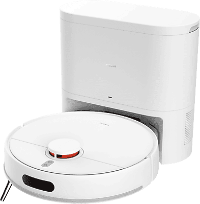 Robot aspirador - Xiaomi Vacuum H40, 70W, 180min, Friegasuelos, 210ml Tanque agua, 350ml depósito de polvo, Batería 5200 mAh, Control por voz, Blanco