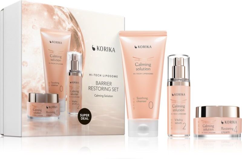 KORIKA HI-TECH LIPOSOME Barrier Restoring Set 3 pcs soothing set for strengthening the skin barrier