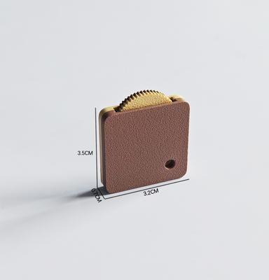 Modern Mode Marketplace Slim Gear Fidget Toy 3D Printed Desk Fidget For Stress Relief gear brown Khaki