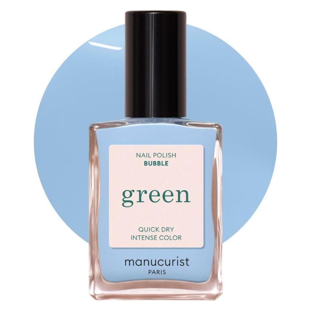 Manucurist Green Nail Polish Pastel Blue Classic Natural 9-Free (Pastellblau) (33318)