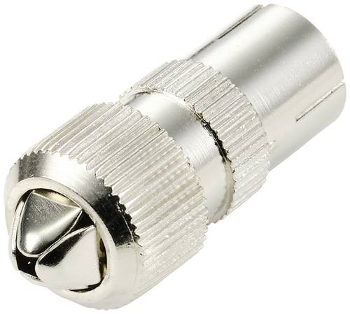 TRU COMPONENTS TC-10101532 Koax-Kupplung Metall Anschlüsse: Koax-Buchse IEC Kabel-Durchmesser: 5mm