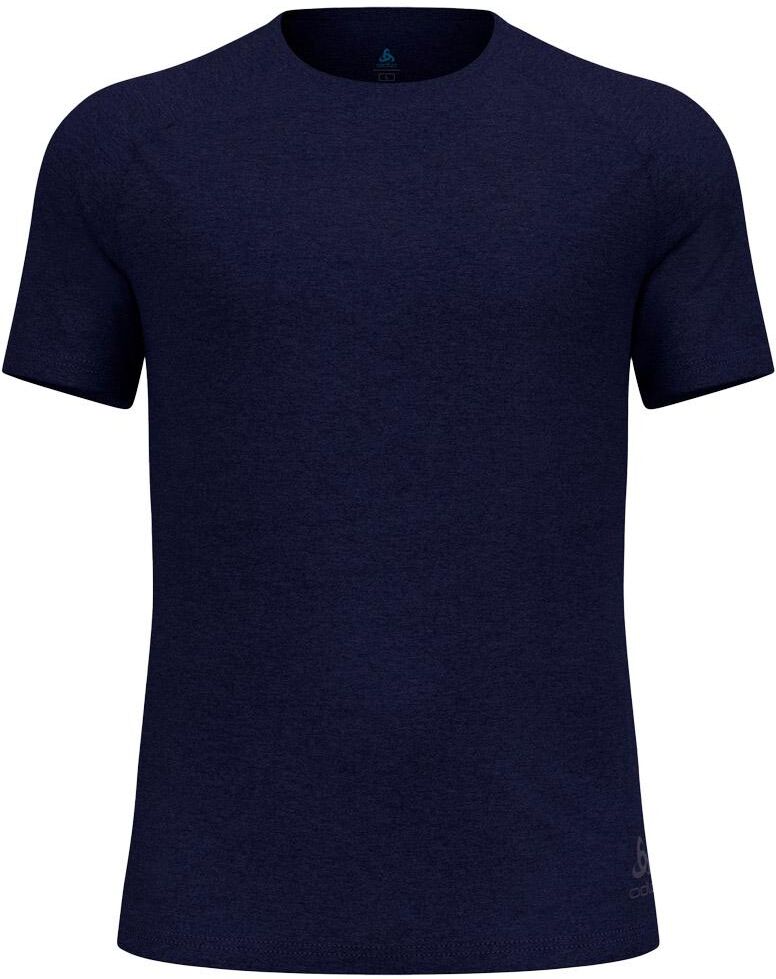 Odlo  - Essential 365 Tee Shirt Crew Neck Short Sleeve Eclipse Melange - S - Tee-shirt de trail