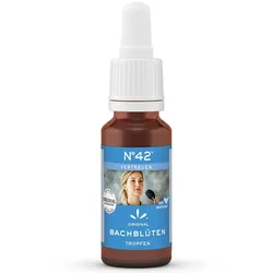 Bachblüten Nr 42 Vertrauen Tropfen 20 ML