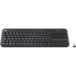 Logitech K400 plus - Tastatur mit Touchpad, kabellos DE