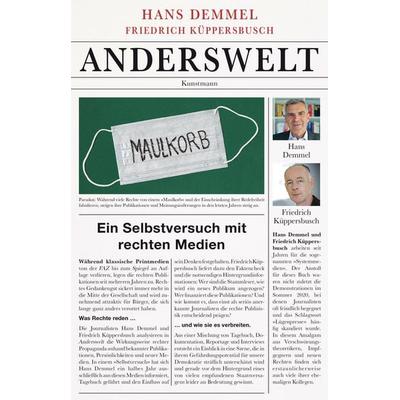 Anderswelt, Gebundene Ausgabe von Hans Demmel,Friedrich Küppersbusch, Kunstmann, A, 978-3-95614-458-5