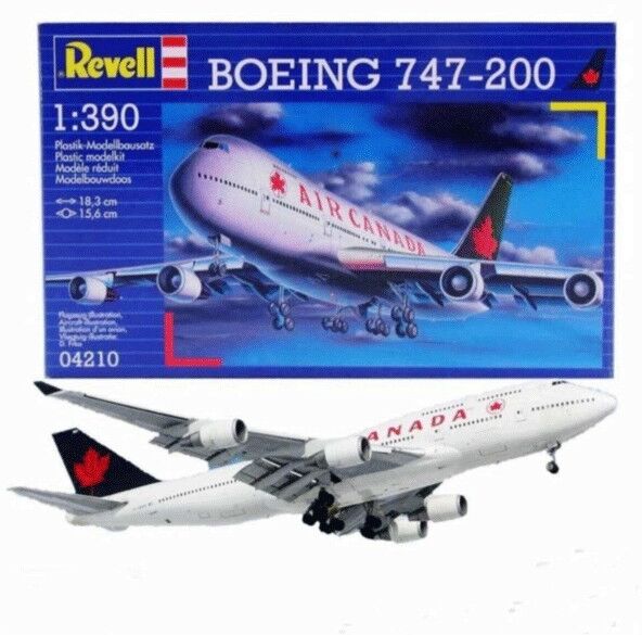Maquette Avion Boeing 747-200 Level 3 échelle 1:390 - Revell