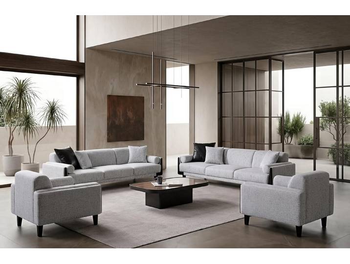 Xlmoebel Schreibtisch Modernes Büro Set aus Holzwerkstoff mit Schreibtisch und Konsole (Schreibtisch-Set, Büro-Set), Made in Europa