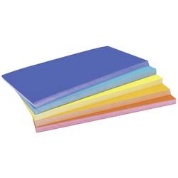 magnetoplan Rainbow Moderationskarte farbig sortiert, Rot, Orange, Gelb rechteckig 200 mm x 100 mm 250 St. 112501540