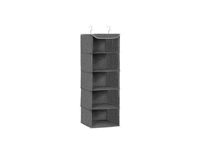 Hansiro Hängeregal Dubai, Grau, Metall, 30x90x30 cm, Wohnzimmer, Regal
