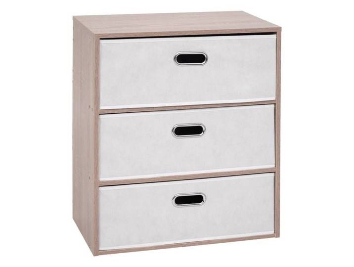 Commode 3 tiroirs Dress Up bois clair - 5five