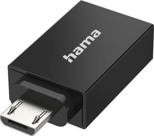 Hama Micro-USB naar USB 2.0 kabel, zwart